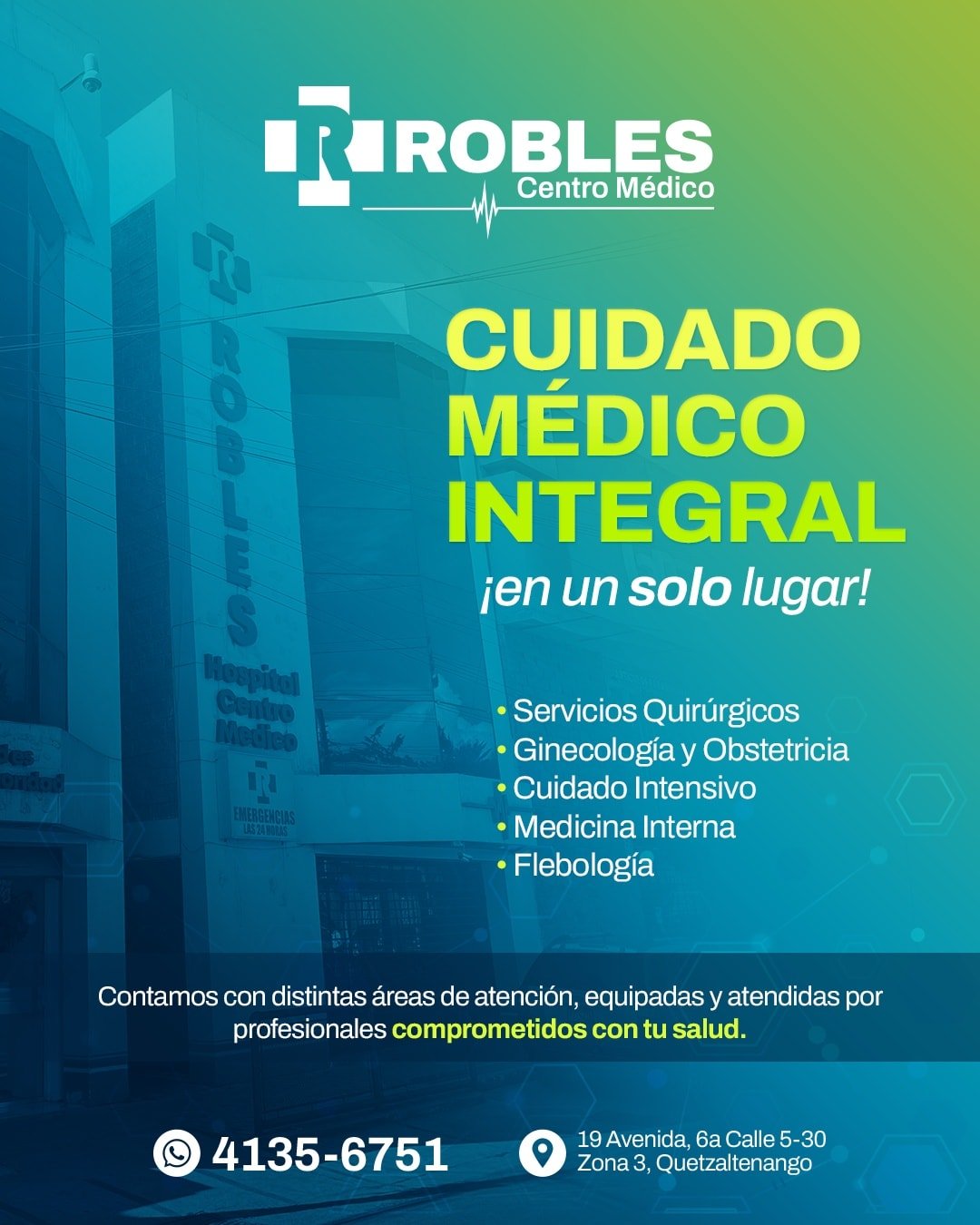 Instalaciones del Centro Médico Robles